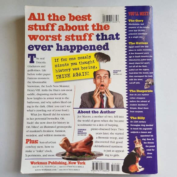Oh Yikes Histoy's Grossest, Wackiest Moment's Trivia History Book 9780761136842 - Picture 2 of 16